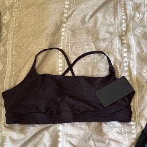 Fabletics Dark Purple Sports Bra